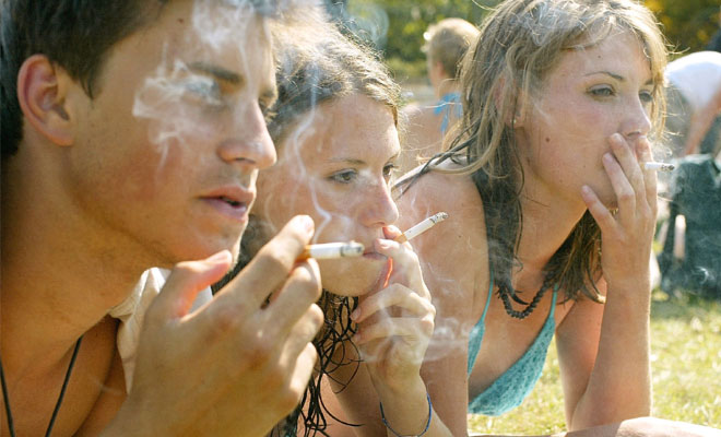 rokende jongeren